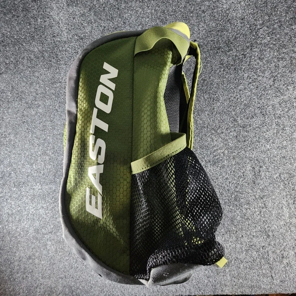 Easton Baseball Softball Equipment Backpack Bag Green Grey Honeycomb‎ Ripstop